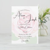 Weddensuitnodiging Kaart (Staand voorkant)