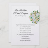 Weddensuitnodiging Kaart (Voorkant / Achterkant)