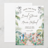 Weddensuitnodiging Kaart (Voorkant / Achterkant)