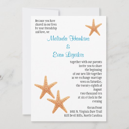 Weddensuitnodiging Kaart (Voorkant)