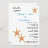 Weddensuitnodiging Kaart (Voorkant / Achterkant)