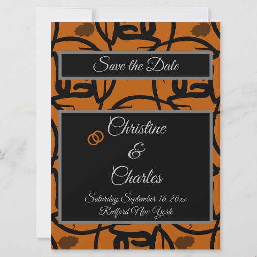 Weddensuitnodiging Kaart (Voorkant)