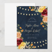 Weddensuitnodiging Kaart (Voorkant / Achterkant)