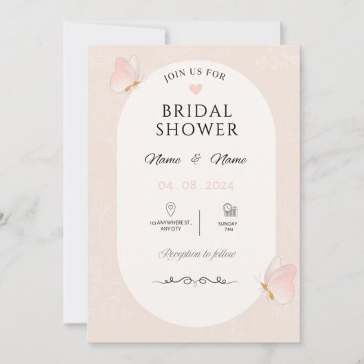 Weddensuitnodiging Kaart (Voorkant)