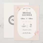 Weddensuitnodiging Kaart (Voorkant / Achterkant)