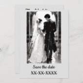 Weddensuitnodiging Kaart (Voorkant / Achterkant)