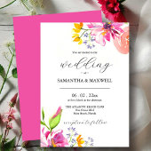 Weddensuitnodiging Kaart