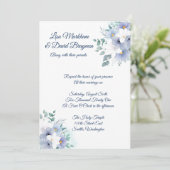 Weddensuitnodiging Kaart (Staand voorkant)