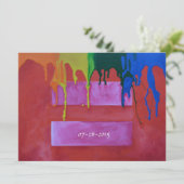 Weddensuitnodiging Kaart (Staand voorkant)