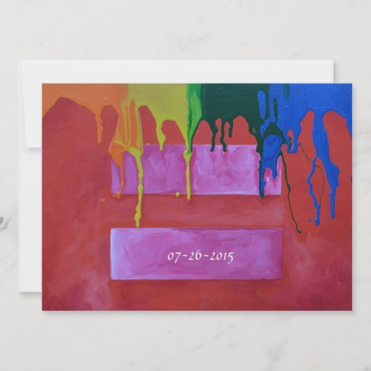 Weddensuitnodiging Kaart (Voorkant)