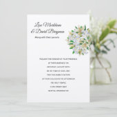 Weddensuitnodiging Kaart (Staand voorkant)