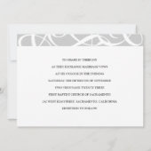 Weddensuitnodiging Kaart (Achterkant)