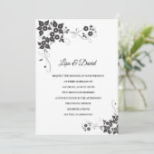 Weddensuitnodiging Kaart (Staand voorkant)