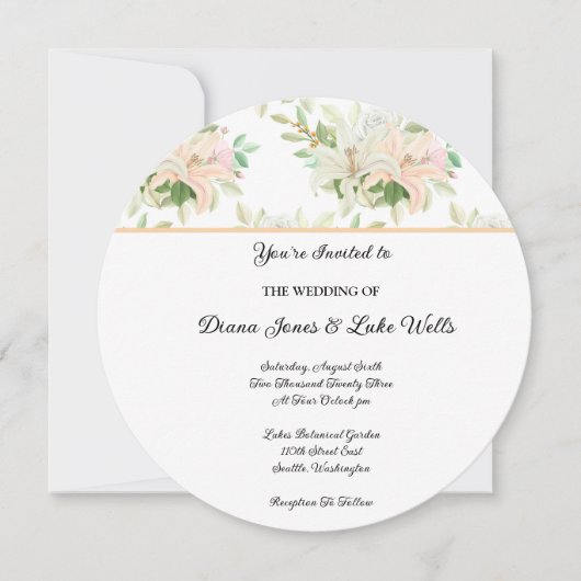 Weddensuitnodiging Kaart (Voorkant)