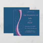 Weddensuitnodiging Kaart (Voorkant / Achterkant)