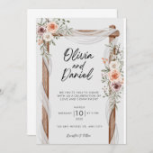 Weddensuitnodiging Kaart (Voorkant / Achterkant)