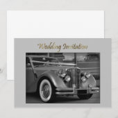 Weddensuitnodiging Kaart (Voorkant / Achterkant)