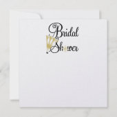 Weddensuitnodiging Kaart (Achterkant)