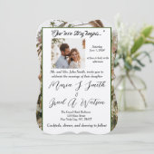 Weddensuitnodiging Kaart (Staand voorkant)