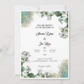 Weddensuitnodiging Kaart (Voorkant)