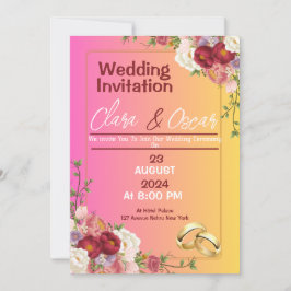 Weddensuitnodiging Kaart