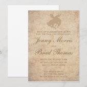 Weddensuitnodiging Kaart (Voorkant / Achterkant)