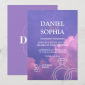 Weddensuitnodiging Kaart (Voorkant / Achterkant)