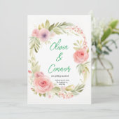 Weddensuitnodiging Kaart (Staand voorkant)