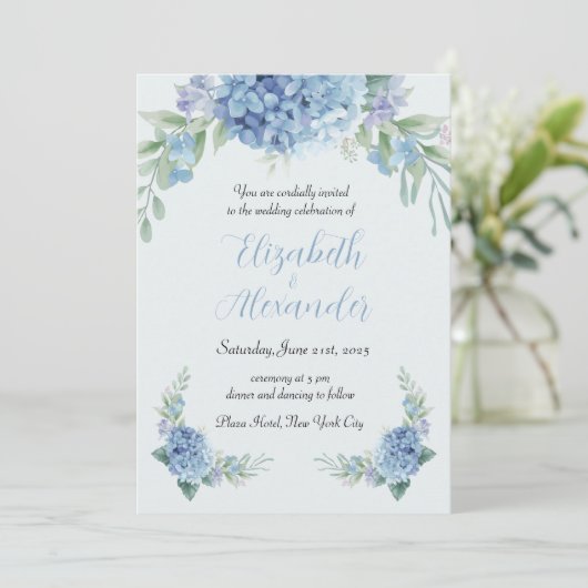 Weddensuitnodiging Kaart (Staand voorkant)