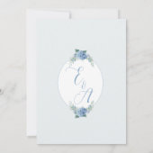 Weddensuitnodiging Kaart (Achterkant)