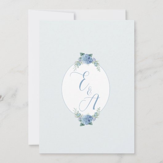 Weddensuitnodiging Kaart (Achterkant)