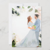 Weddensuitnodiging Kaart (Achterkant)