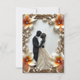 Weddensuitnodiging Kaart