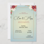 Weddensuitnodiging Kaart (Voorkant)