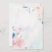 Weddensuitnodiging Kaart (Achterkant)