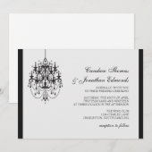 Weddensuitnodiging | Luchters |lgr Kaart (Voorkant / Achterkant)