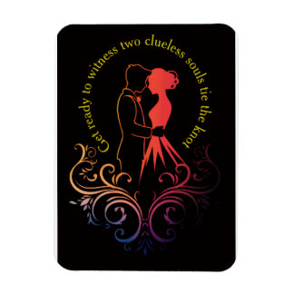 Weddensuitnodiging Magneet