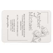 Weddensuitnodiging Magneet (Horizontaal)