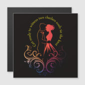 Weddensuitnodiging Magnetische Uitnodiging (Voorkant / Achterkant)