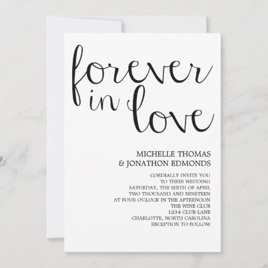 Weddensuitnodiging | Mod Pen Kaart (Voorkant)