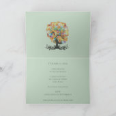 Weddensuitnodiging - Multi-Colored Flower Love Tre (Binnen)