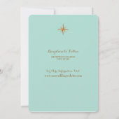 Weddensuitnodiging |  Nautisch Kaart (Achterkant)