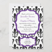 Weddensuitnodiging | New Orleans | Purpl Alternate Kaart (Voorkant)