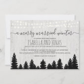 Weddensuitnodiging | Rijstwinter Kaart (Voorkant)