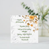 Weddensuitnodiging Save The Date (Staand voorkant)