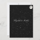 Weddensuitnodiging | STERRENNACHT Kaart (Achterkant)