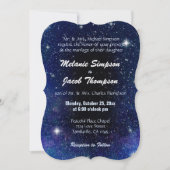 Weddensuitnodiging | STERRENNACHT Kaart (Voorkant)