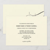 Weddensuitnodiging | Te hebben en te houden Kaart (Voorkant / Achterkant)