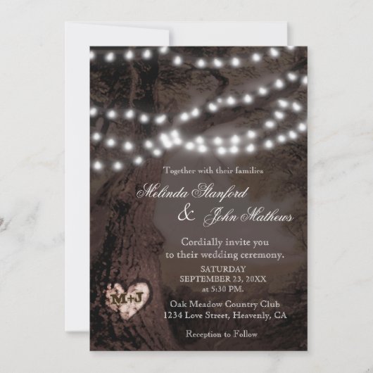 Weddensuitnodiging | Teeltstructuur Kaart (Voorkant)