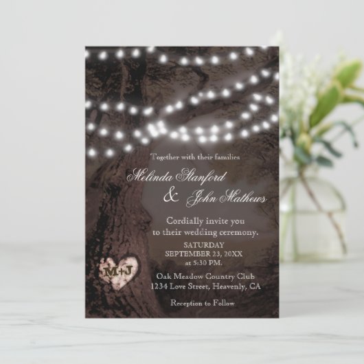 Weddensuitnodiging | Teeltstructuur Kaart (Staand voorkant)